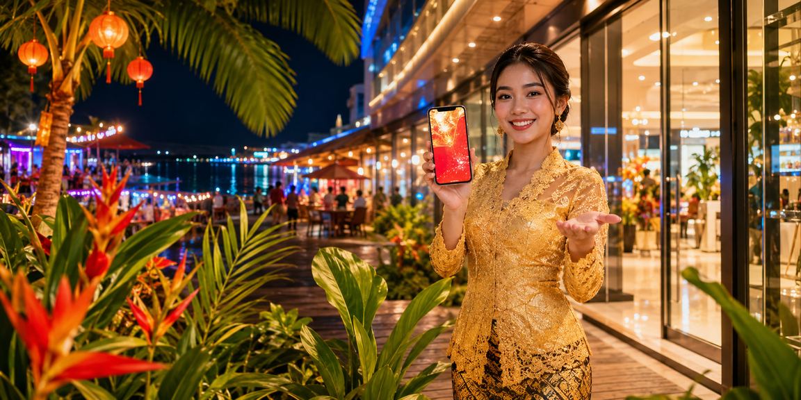 Bonus merah platform permainan Malaysia bergaya kebaya di 34000
